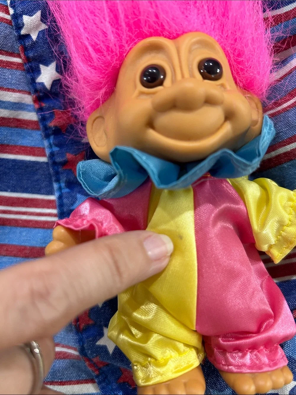 Vintage Pink-Haired Troll Doll Toy 1980s Fun Childhood Memories Nostalgic